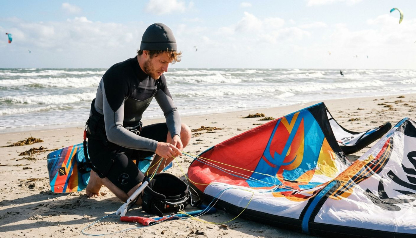 Wie wählt man die perfekte Ausrüstung fürs Kitesurfen aus?